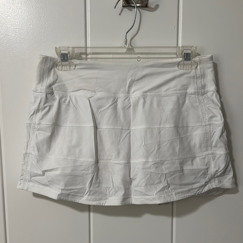 Lulu Lemon White Tennis Skirt